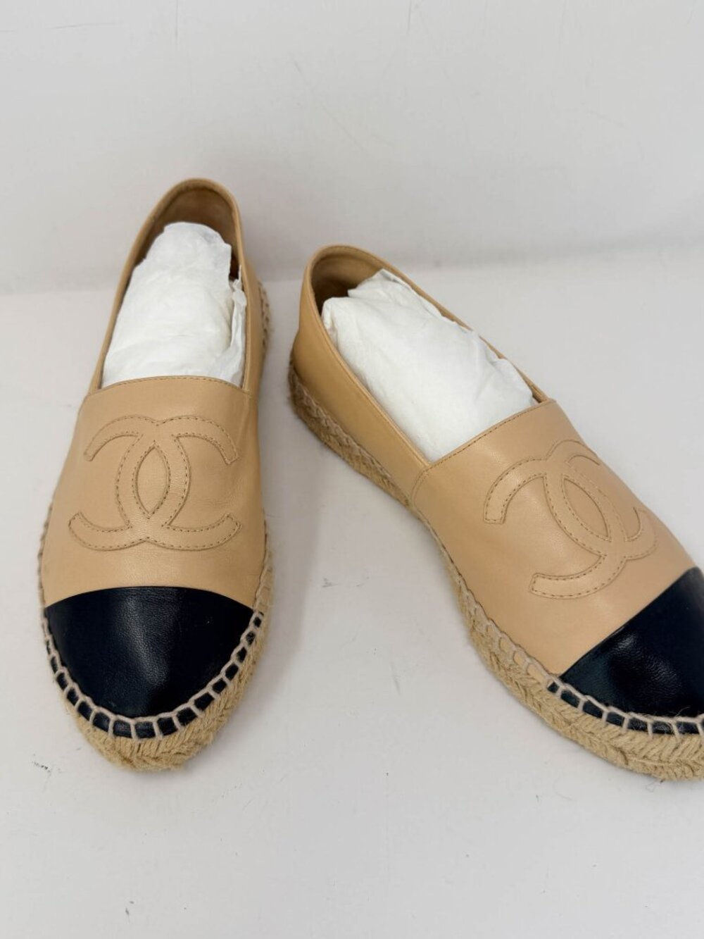 Chanel Lambskin Leather Espadrilles